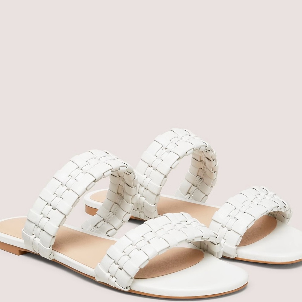 Stuart Weitzman Venice Slide Size8.5 White - image 1